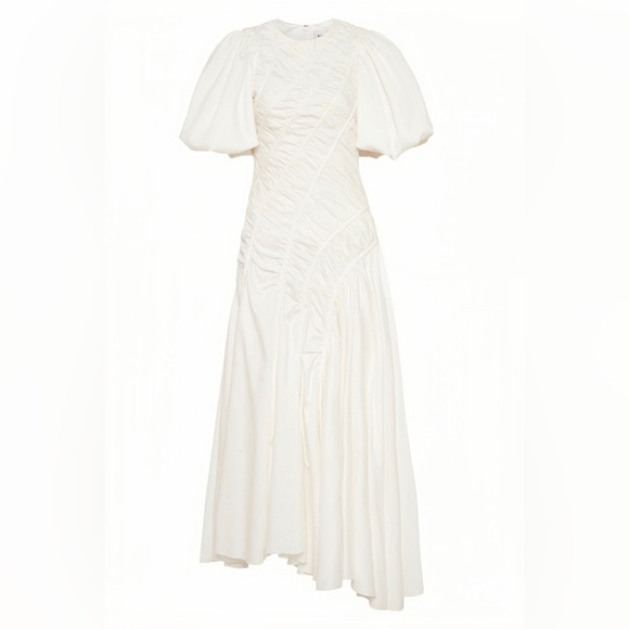 ❤️‍🔥NEW❤️‍🔥 Aje Siren Drawstring Midi Dress - Picture 2 of 13